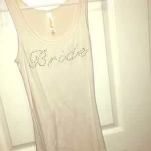 White bride tank